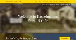 Desktop Screenshot of hasselmannsfloral.com