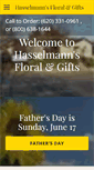 Mobile Screenshot of hasselmannsfloral.com